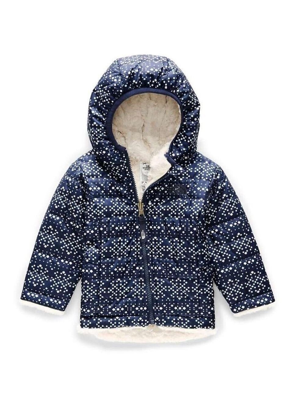The North Face Navy and White Patterned Jacket - Picture 2 of 7